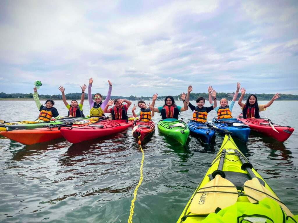 kids kayak group